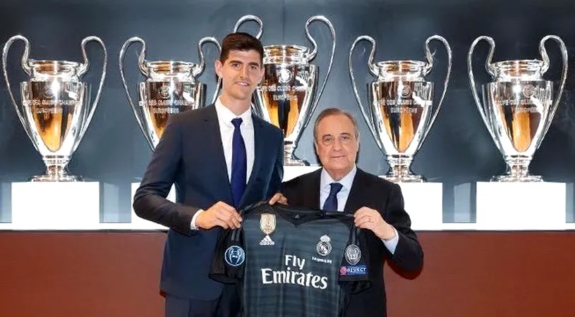 Courtois, prezentat oficial de Real. Declarația prin care i-a enervat pe fanii lui Atletico