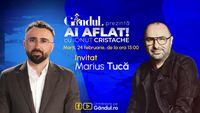 „Ai Aflat! cu Ionuț Cristache” începe marți, 24 februarie, de la ora 15.00, live pe Gândul. Invitat: Marius Tucă