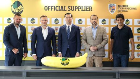 Răzvan Burleanu a semnat un parteneriat cu principalul importator de banane din Europa. FRF va primi bani, iar „tricolorii” fructe!