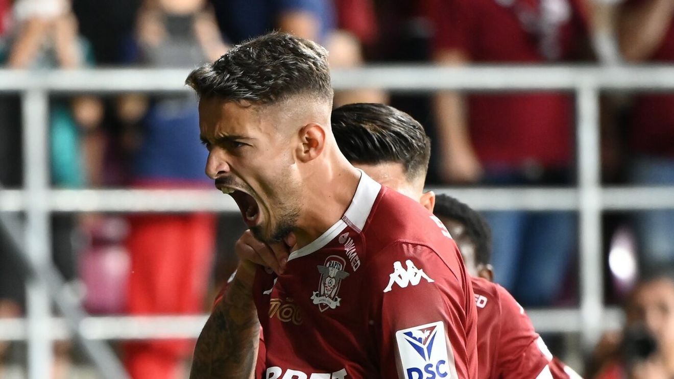 Albion Rrahmani, omul meciului Rapid - CFR Cluj 3-1, mentalitate de mare campion: „Este treaba mea, am nevoie să marchez, de asta sunt aici!”. Ce a spus despre incidentele de la România - Kosovo