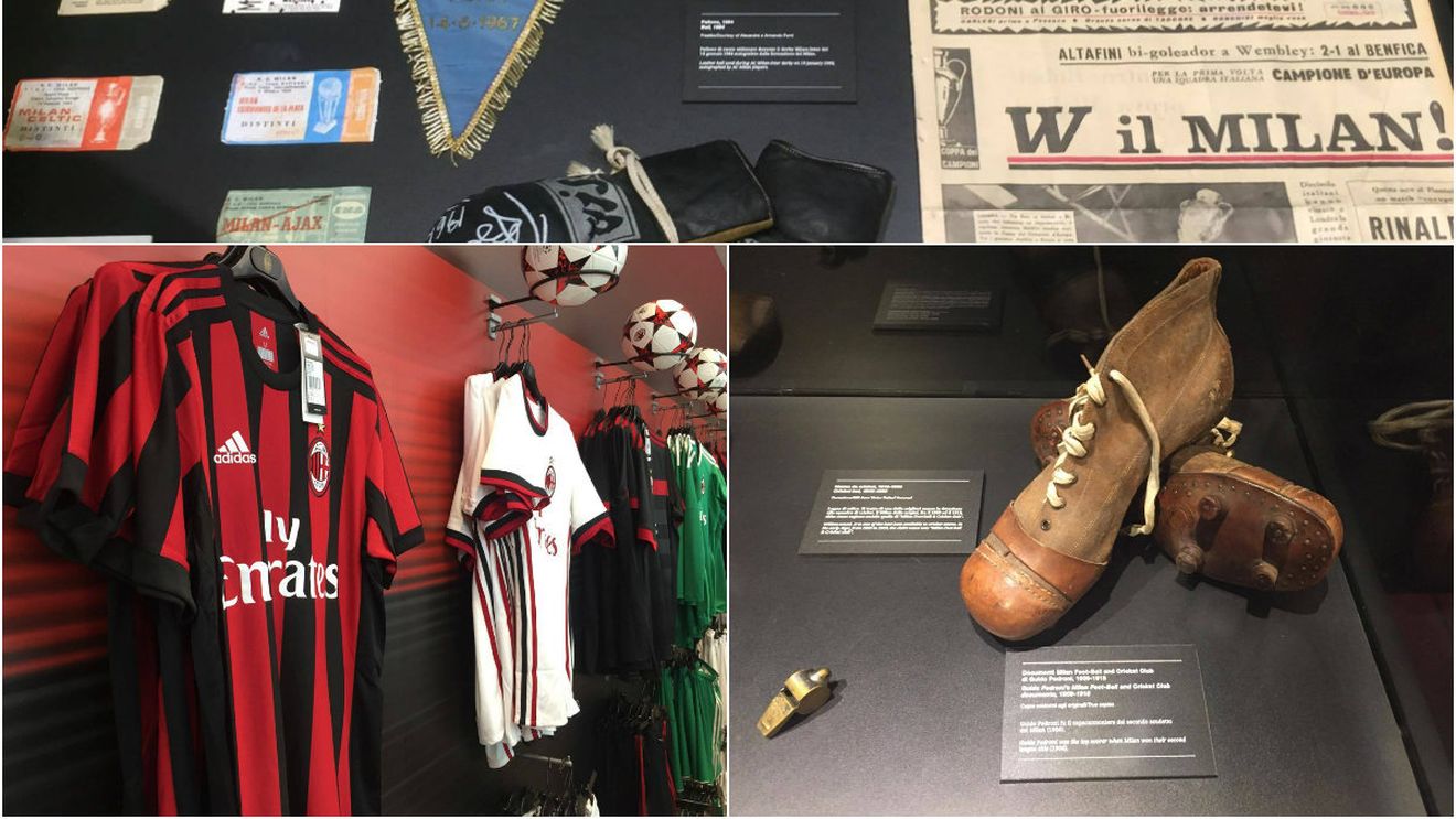 REPORTAJ | Casa Milan sau cum poți juca umăr la umăr cu Van Basten, Baresi și Maldini pentru doar 15 euro. Idee pentru echipele din România: așa arată un magazin oficial plus numărul de tricouri vândute cu Bonucci