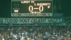 Fanii lui Ujpest, penalizați** de federația maghiară!