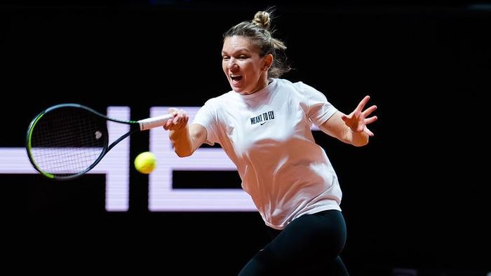Simona Halep, „menită să zboare!" Apariție spectaculoasă a româncei la antrenamentul de la Stuttgart | GALERIE FOTO