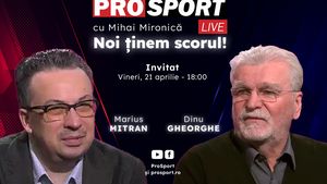 ProSport Live, o nouă ediție pe prosport.ro! Dinu Gheorghe și Marius Mitran fac avancronica etapei din Superliga în care vor fi două derby-uri senzaționale: Farul – CFR și Rapid – FCSB!
