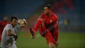 Curtean, unicul marcator din Săgeata - Dinamo 0-1: "Golul meu a fost puțin norocos! Îi dedicăm victoria lui Costi" 
