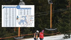 O nouă pârtie de schi în România. Infografie spectaculoasă: Topul celor mai mari pârtii din țara noastră