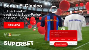 ADVERTORIAL | Debut pentru Xavi în El Clasico și debut pentru tine cu SuperPariuri și 50 Lei Free Bet?