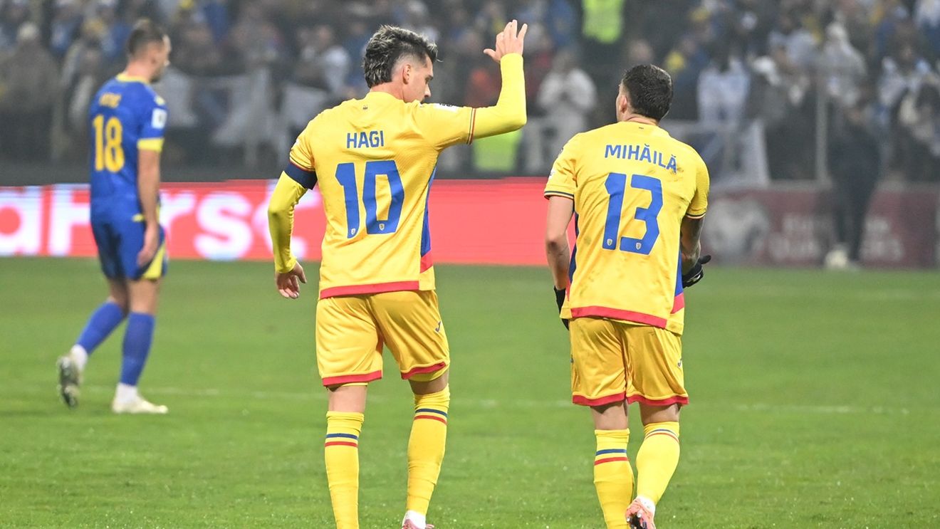 Valentin Mihăilă a dat gol în meciul împotriva lui Ianis Hagi. Ce note au primit cei doi români