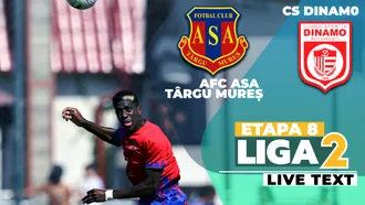 Spectacol la Târgu Mureș, cu AFC ASA câștigând cu 4-3 după ce CS Dinamo a avut 2-0 și a egalat pentru 3-3. Teatru ieftin al galeriei mureșenilor, care a cerut tot jocul demisia lui Eusebiu Tudor!