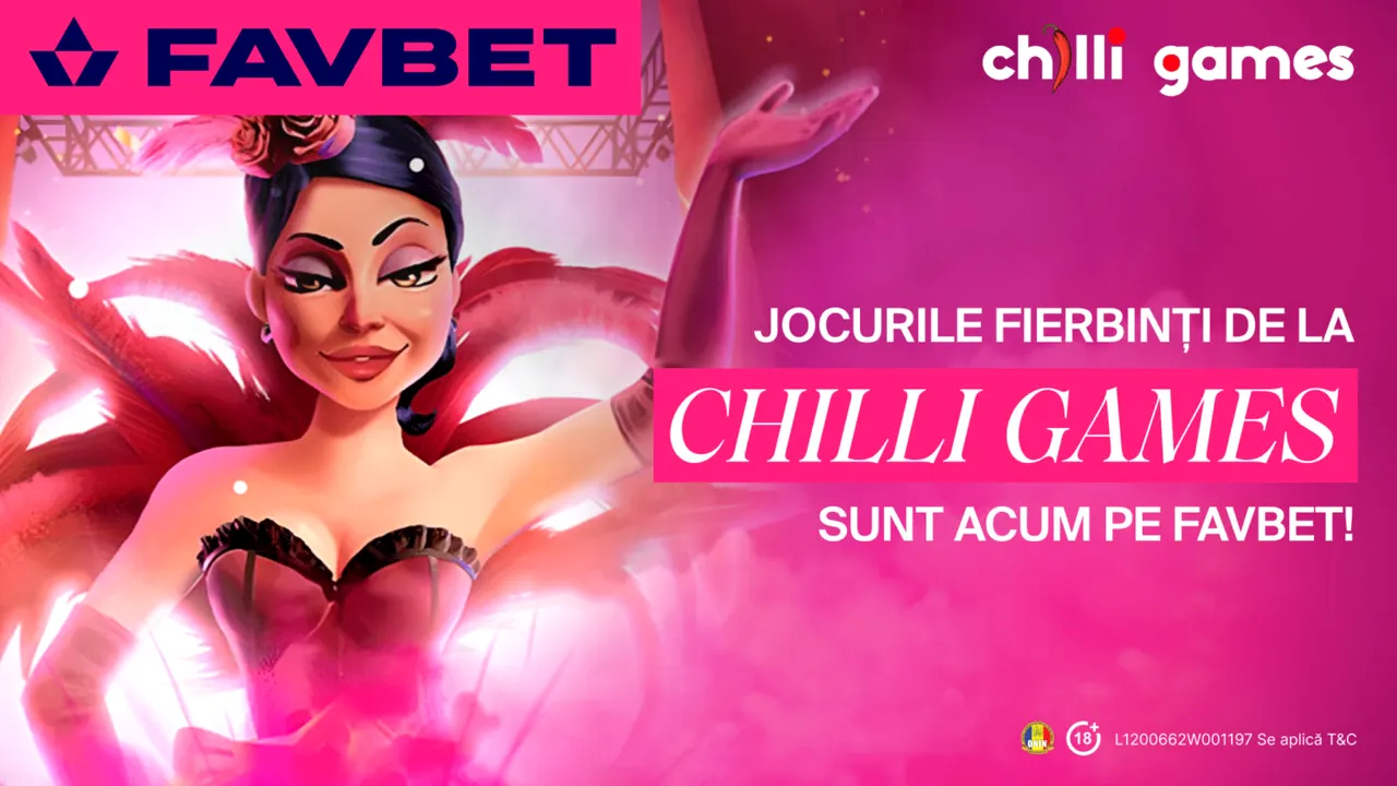 ADVERTORIAL | Cele mai noi titluri de la Chilli Games vin la FAVBET!