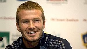 Beckham: "Mă duc la Milan în numele naționalei Albionului"