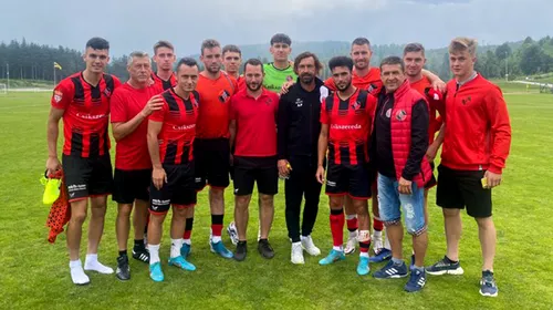 FK Miercurea Ciuc, victorie importantă în cantonamentul din Turcia, cu echipa de primă ligă antrenată de Andrea Pirlo