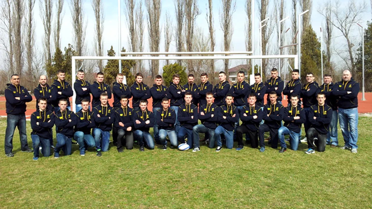 Primele emoții!** Echipa naționala de rugby a României U18 va participa la Campionatul European din Franța