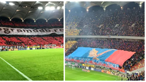 Dinamo și FCSB, în zodia suferinței! Cine a câștigat duelul coregrafiilor? Spectacolul fanilor a fost la înălțime pe Arena Națională | FOTO&VIDEO EXCLUSIV