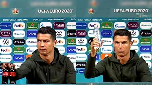 Cristiano Ronaldo, influencer 2021: „Agua”! Dănuț Lupu, influencer retro: „Apă bei, apă joci”