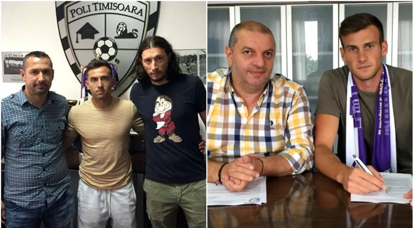 Două transferuri într-o zi pentru ACS Poli.** Un jucător adus din Liga 1 și altul de la Luceafărul au semnat pe doi ani cu timișorenii