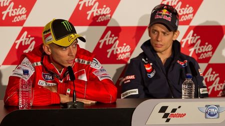 Casey Stoner îl face praf pe Rossi: "S-a plâns încontinuu și a fost bătut de colegii de la Ducati". Vezi răspunsul IRONIC la "Doctorului"