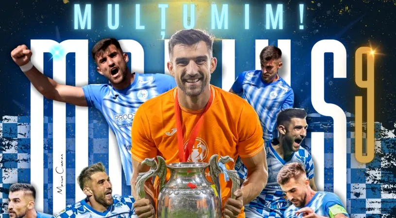 Corvinul și-a luat la revedere de la Marius Coman. Atacantul golgheter al Hunedoarei a transmis un mesaj emoționant