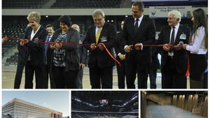 FOTO | Sala Polivalentă din Cluj a fost inaugurată oficial. 70 de milioane lei în "cea mai frumoasă, performantă și dotată sală sportivă din România"