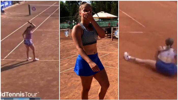 Românca „rea" din WTA, show nemaivăzut pe teren: a făcut gesturi către adversară, s-a lovit singură și a dat cu racheta de pământ după ce s-a certat cu arbitrul. VIDEO