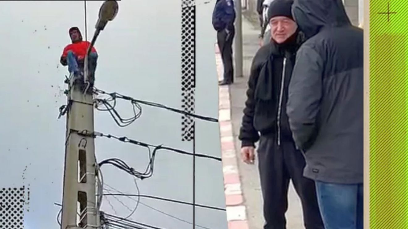 Scene terifiante în fața vilei lui Gigi Becali! Un bărbat a amenințat că se sinucide dacă nu vorbește cu patronul FCSB: s-a urcat pe un stâlp! Gestul uluitor al miliardarului | VIDEO