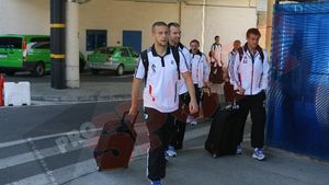 FOTO Legia a sosit la București!** "Dubla cu Rapid va alege echipa care va ocupa locul 2 în grupă"