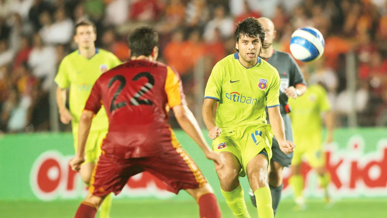 Toja a debutat la Steaua contra celor de la  Galatasaray