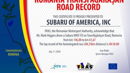 Recordul mondial pe Transfăgărășan a fost stabilit