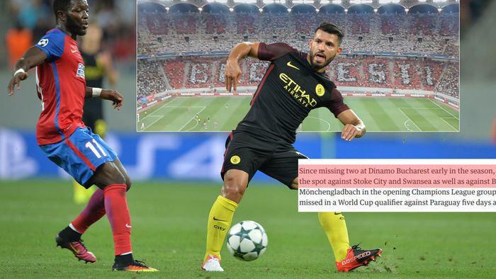 Efectul "Doar Dinamo București". FOTO | Cum și-au amintit englezii de la The Guardian de victoria lui City din meciul cu "Dinamo", din Champions League :)