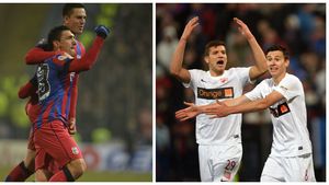 ANALIZĂ‚. Derby-ul, om cu om: Stoican și-a pus în valoare jucătorii, Reghe i-a debusolat pe steliști