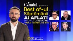 Gândul prezintă Best Of Ai aflat! Cu Ionuț Cristache – vineri, 9 octombrie, de la ora 15.00