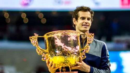 Andy Murray a câștigat turneul de la Beijing, după ce l-a învins pe Grigor Dimitrov în finală
