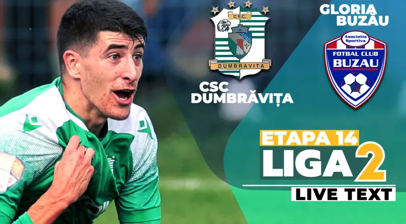Gloria Buzău câștigă la limită, profitând de o gafă a portarului, și-i produce Dumbrăviței primul eșec acasă în acest sezon