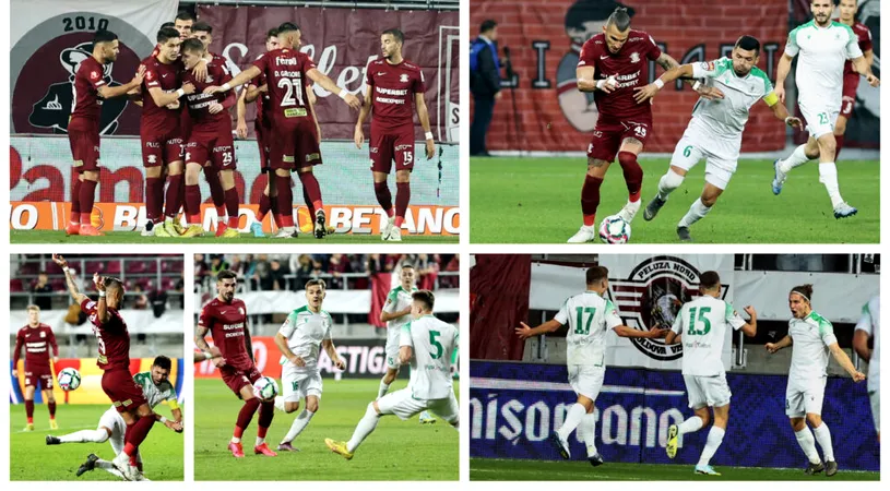 Fără surpriză în Giulești! CSC Dumbrăvița a pierdut la scor cu Rapid, în primul joc din faza grupelor Cupei României