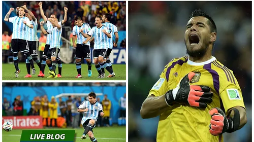 LIVE BLOG CM 2014, ziua 27 | Olanda – Argentina 2-4. Germania – Argentina e finala Mondialului. Sud-americanii nu au ratat niciun penalty. Vlaar și Sneijder au îngropat Olanda