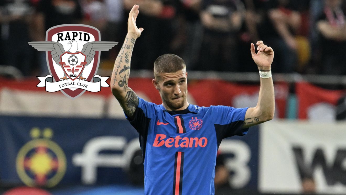 Reacție oficială din partea Rapidului după postarea cu tentă rasistă a lui Daniel Bîrligea. Ce decizie au luat giuleștenii