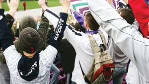 Suporterii, la antrenament