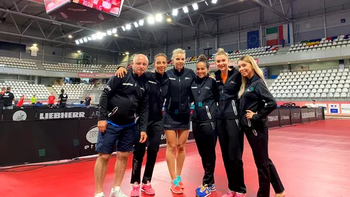 Naționala feminină a debutat cu dreptul la Europenele de tenis de masă după 3-0 cu Slovacia. Caz rar: Dana Dodean nici n-a mai intrat la masă pentru meciul al treilea pentru că n-a avut cu cine să mai joace! Ce au pățit adversarele 
