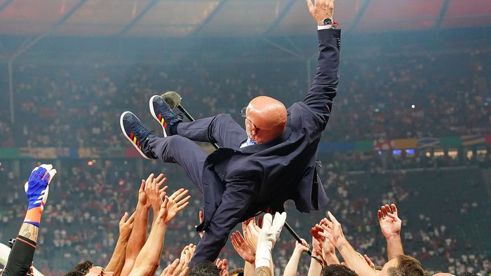 Prima reacție a lui Luis de la Fuente, după ce a devenit campionul Europei în Spania - Anglia 2-1! Ce le-a spus la pauză, în vestiar, fotbaliștilor săi: „Era momentul!”