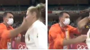 Moment ireal la Jocurile Olimpice! O sportivă a fost luată la palme de antrenorul ei! Cum s-a petrecut totul | VIDEO