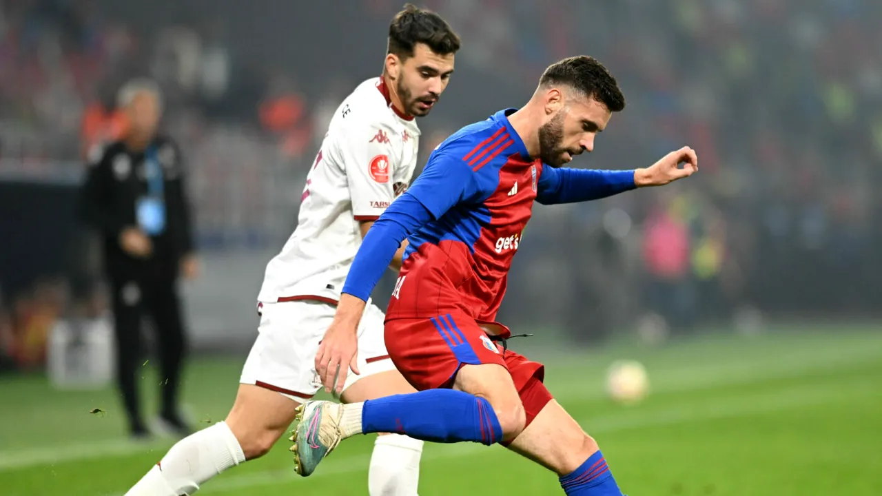 CSA Steaua - Rapid 0-0, în Cupa României. „Militarii” au făcut meciul sezonului și au dominat în Ghencea!
