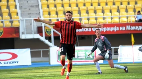 Kostovski a bătut palma pe trei ani cu Dinamo! Atacantul a marcat ultimul gol pentru Vardar