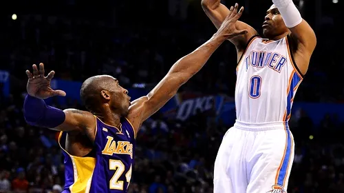 Nu sunt gata pentru play-off! Lakers, spulberată pe terenul lui Thunder