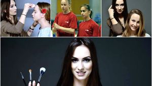 VIDEO REPORTAJ | Fostă campioană europeană la bârnă, acum make-up artist valoros. Alina Stănculescu a făcut o demonstrație a talentului său pe prietena și colega Sandra Izbașa, în studioul ProSport