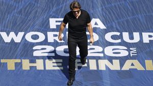 Tom Cruise și Robbie Williams, show memorabil la finala Spania – Argentina de la Cupa Mondială