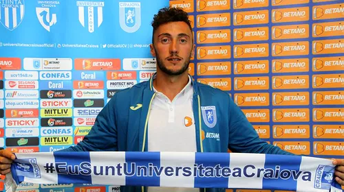 OFICIAL | Un nou transfer la Craiova. A semnat pe doi ani și poate debuta în amicalul cu rușii de la Ufa