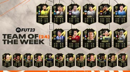 O nouă serie „Team Of The Week” a fost lansată în FIFA 23!