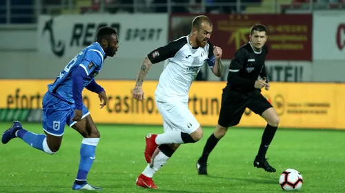 „U” Craiova – Astra Giurgiu 1-0. Să vină „Piți” la băieți! Oltenii câștigă chinuit și îl așteaptă pe Victor Pițurcă. Bancu, talismanul juveților