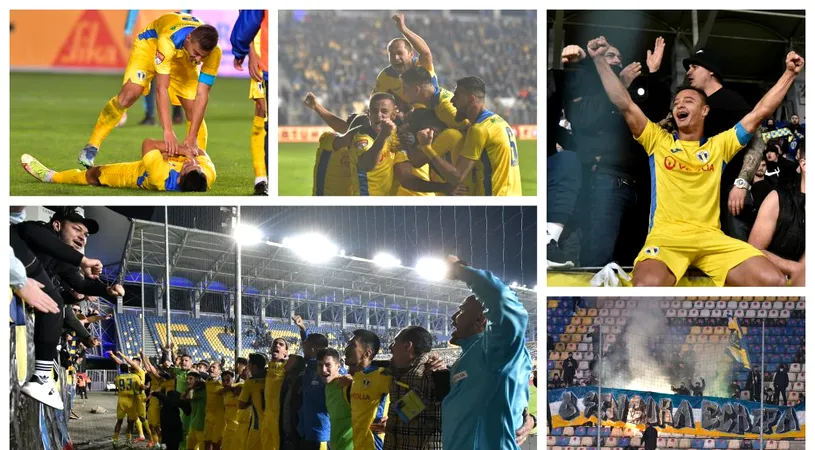 Sărbătoare la Ploiești! Petrolul a câștigat derby-ul cu Steaua și fiesta a început. Valentin Țicu: ”Suntem Petrolul și trebuie să câștigăm fiecare meci! Vrem să o ținem tot așa.” Părere despre lupta la promovare și mesajul pentru suporteri