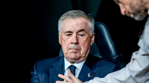 Demisia lui Carlo Ancelotti, o realitate tot mai probabilă, după Real Madrid – AC Milan 1-3. Antrenorul italian a recunoscut că poate fi dat afară: „E normal să se îndoiască de mine”